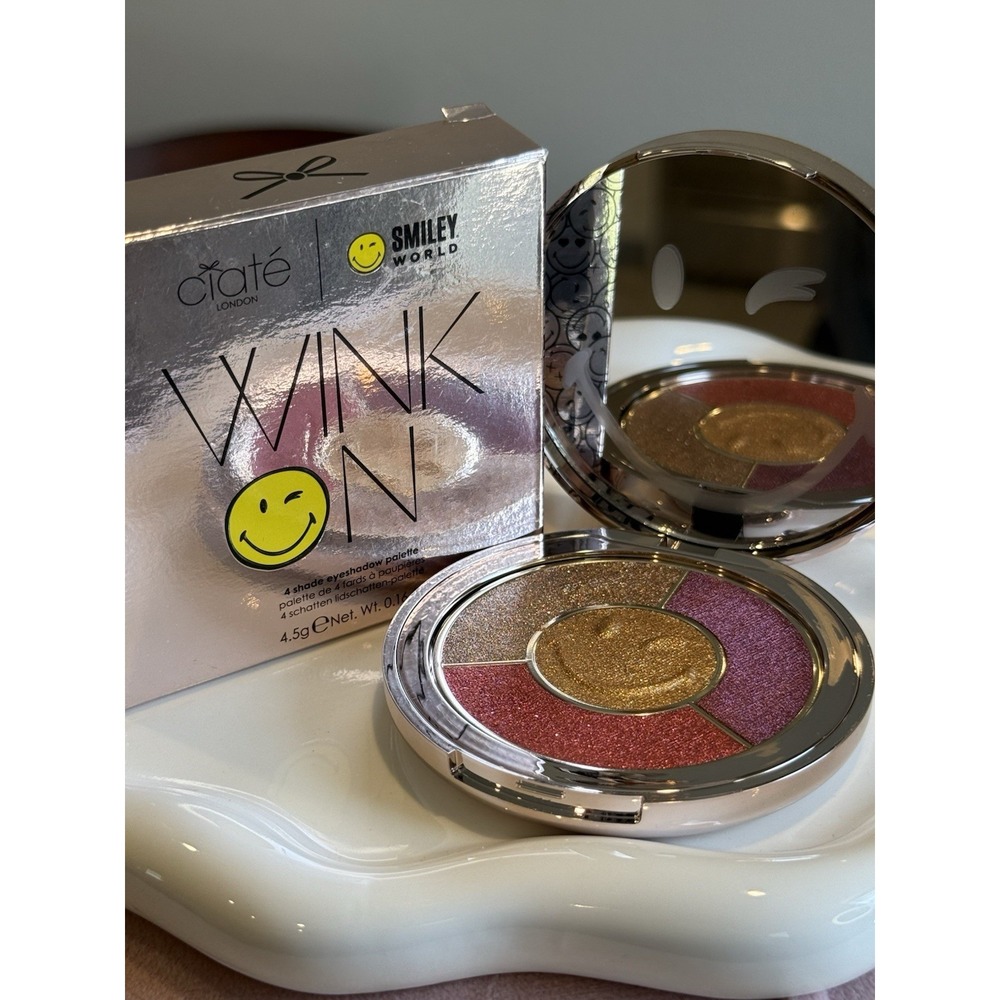 Ciate London x Smiley World WINK ON 4 Shade Eye Shadow Palette GORGEOUS! New‎